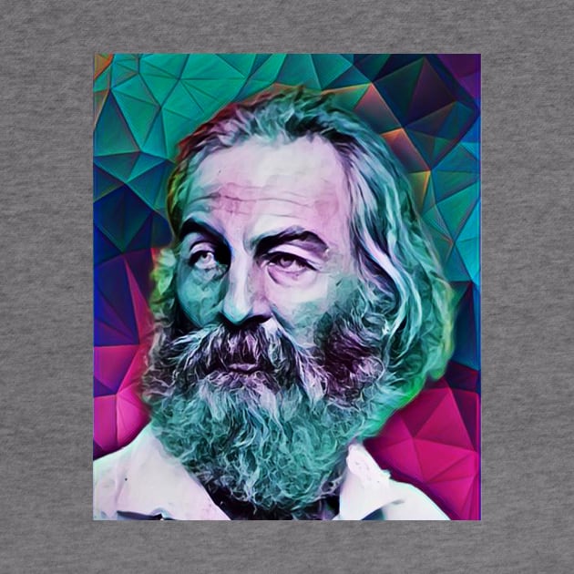 Walt Whitman Portrait | Walt Whitman Artwork 9 by JustLit